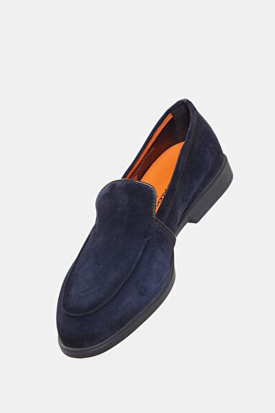 NAVY BLUE LEATHER SHOES 4