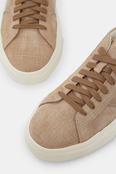 BEIGE LEATHER SHOES 5