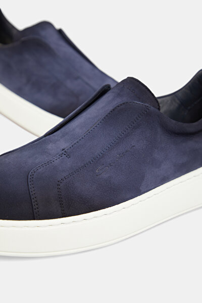 NAVY BLUE LEATHER SHOES 5