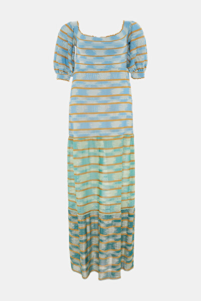 GREEN OFF THE SHOULDER DRESS 9