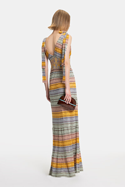 GREEN SLEEVELESS DRESS 3