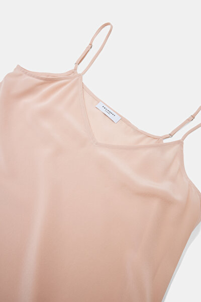 CREAM SLEEVELESS SUSPENDER BLOUSE 3