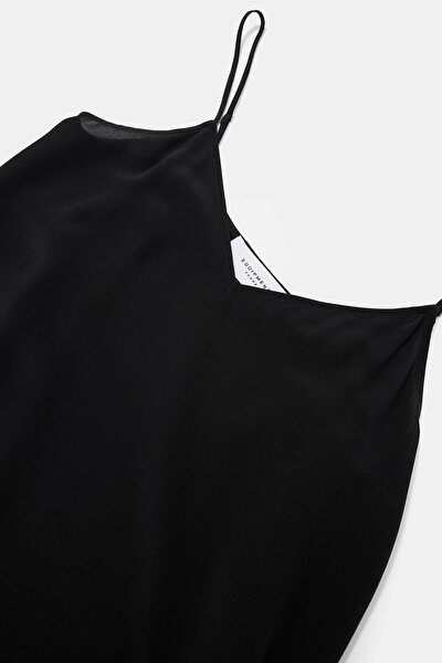 BLACK SLEEVELESS SUSPENDER BLOUSE 3