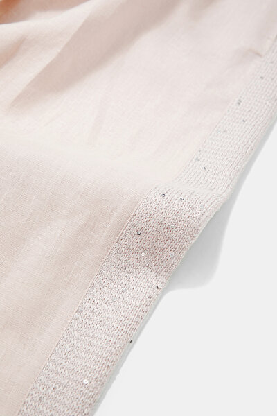 BEIGE STRAIGHT CUT TROUSERS 9