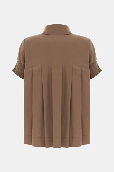 LIGHT BROWN SHORT SLEEVE SHIRT 8