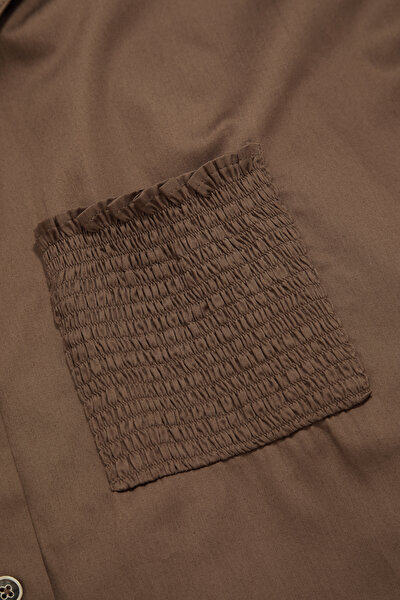 LIGHT BROWN SHORT SLEEVE SHIRT 10
