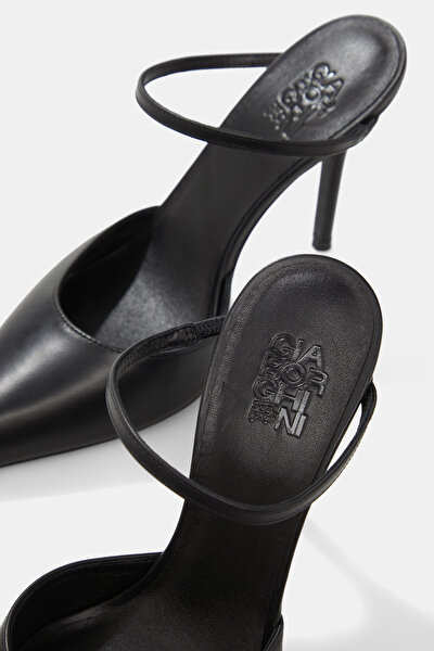 BLACK LEATHER SHOE 4