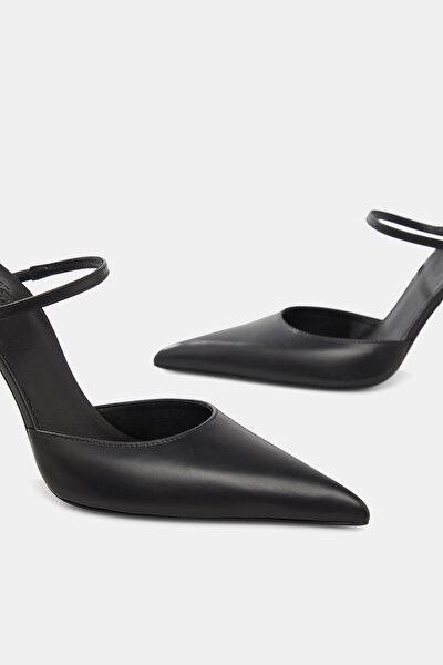 BLACK LEATHER SHOE 5