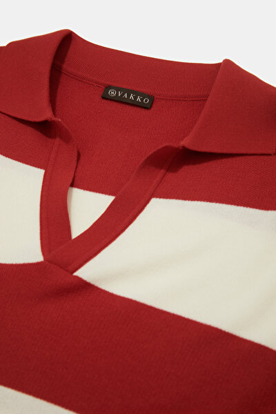 ECRU POLO NECK TRICOT 3