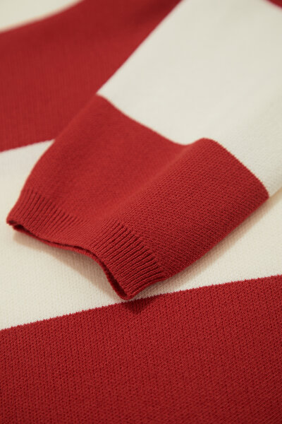 ECRU POLO NECK TRICOT 4
