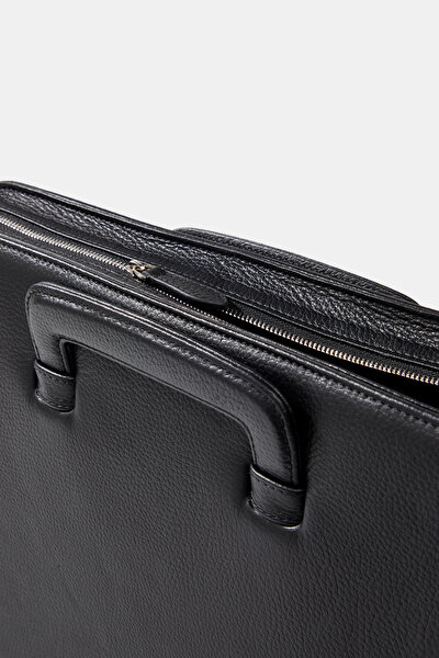 BLACK LEATHER BAG 4