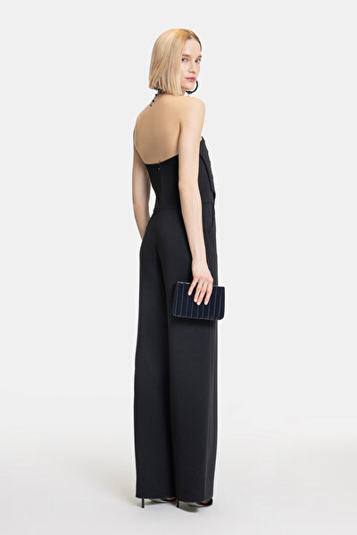 BLACK STRAPLESS SLEEVELESS JUMPSUIT 3