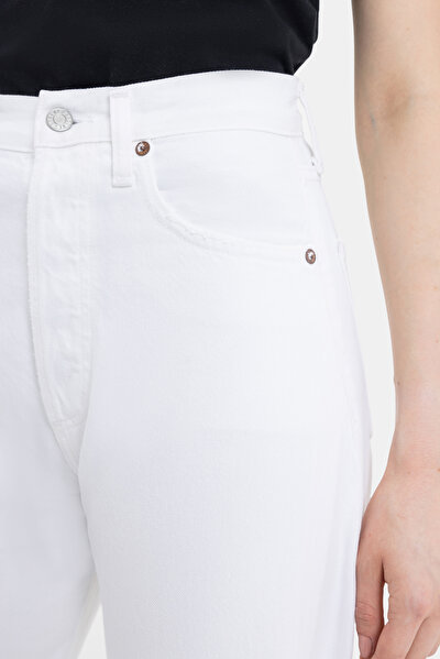 WHİTE STRAIGHT CUT TROUSERS 3