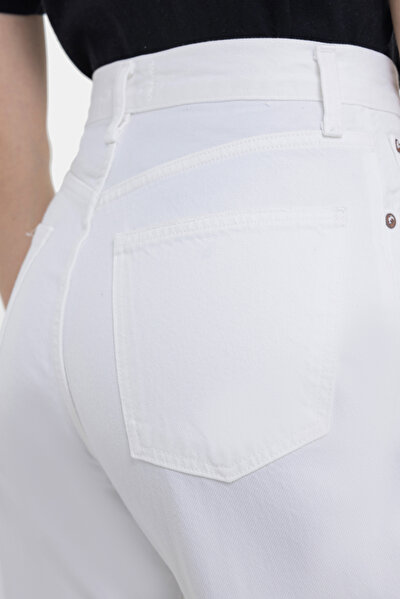 WHİTE STRAIGHT CUT TROUSERS 14