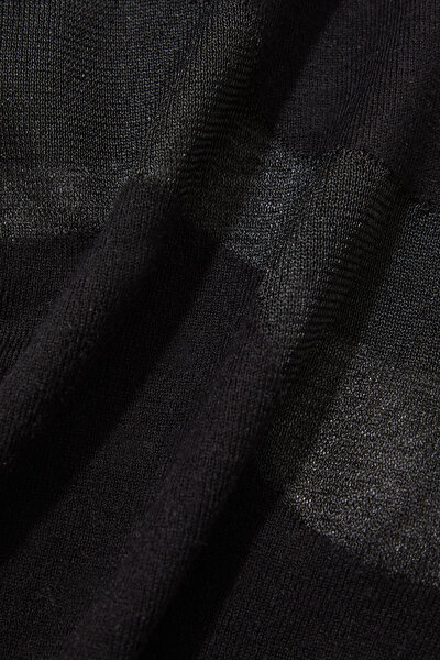 BLACK MIDI DRESS 4