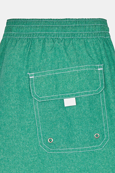 DARK GREEN ELASTIC SWIMSUIT 5