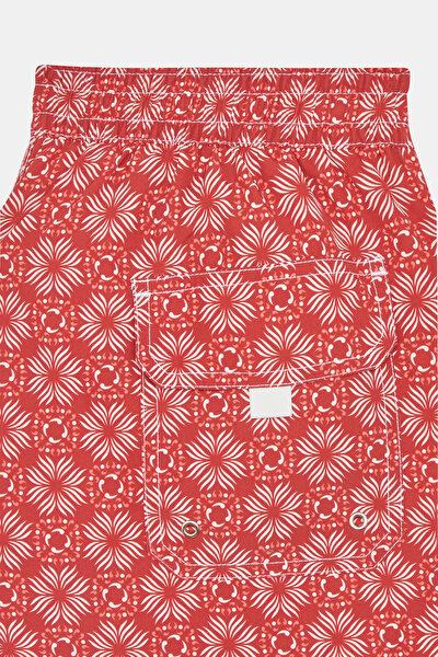 WHITE MOTIF ELASTIC SWIMSUIT 8