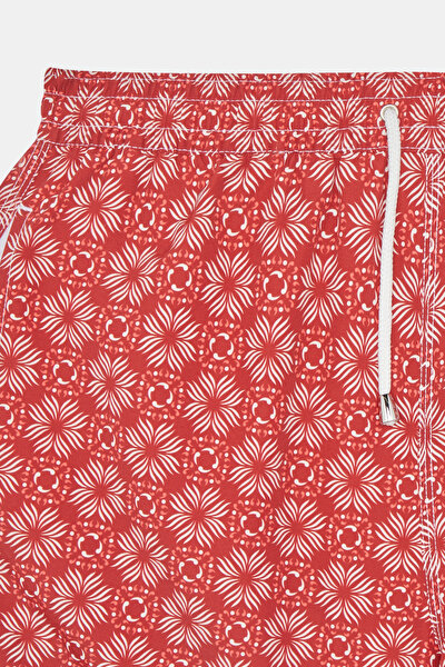 WHITE MOTIF ELASTIC SWIMSUIT 9