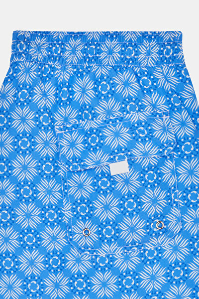 WHITE MOTIF ELASTIC SWIMSUIT 5