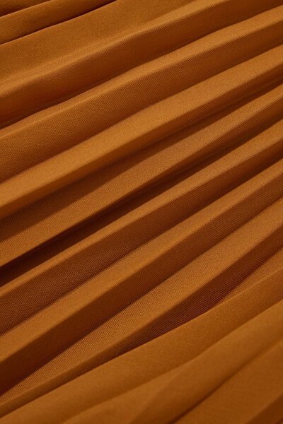 RED BROWN MIDI DRESS 4