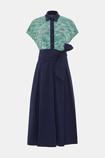 GREEN SHORT SLEEVE DRESS 8