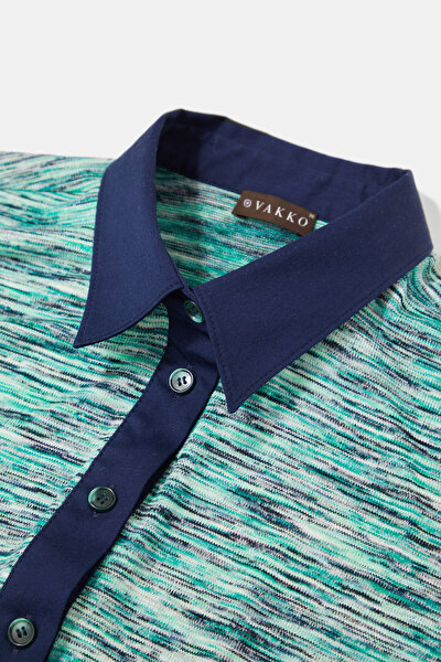 GREEN SHORT SLEEVE DRESS 10