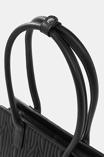 BLACK MONOGRAM BAG 4