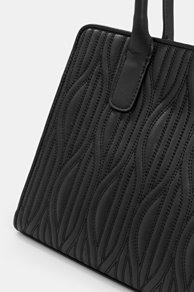 BLACK MONOGRAM BAG 5