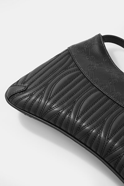 BLACK MONOGRAM BAG 5