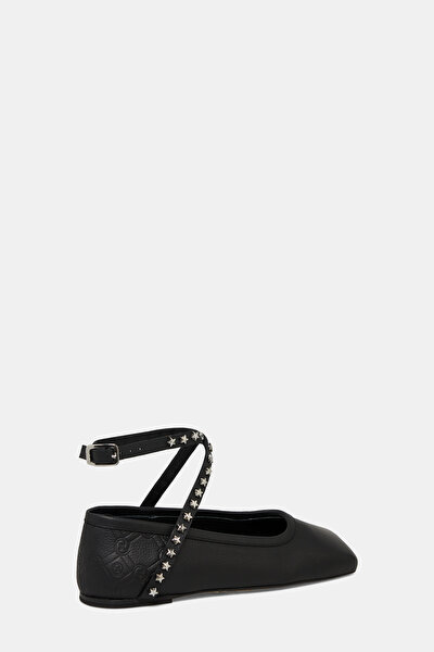 BLACK FLAT SHOES 3