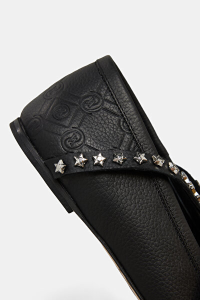 BLACK FLAT SHOES 5