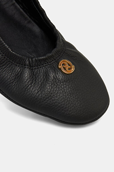 BLACK FLAT SHOES 5