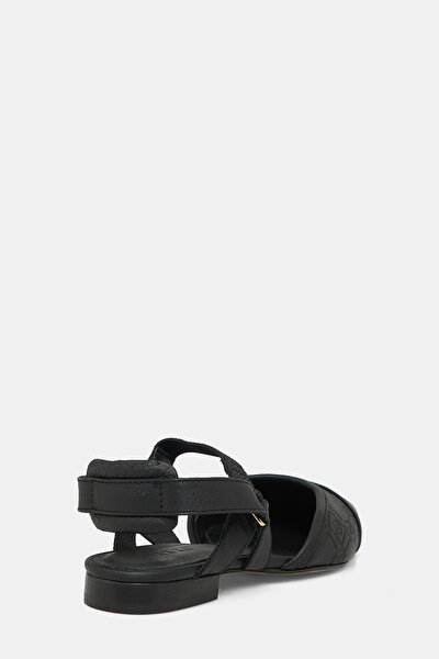 BLACK FLAT SHOES 3