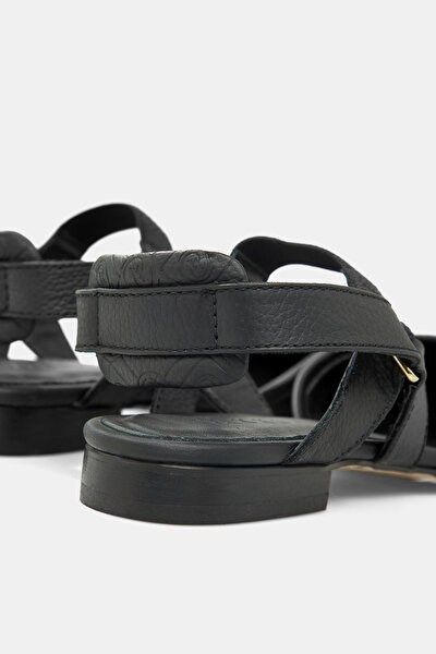 BLACK FLAT SHOES 5