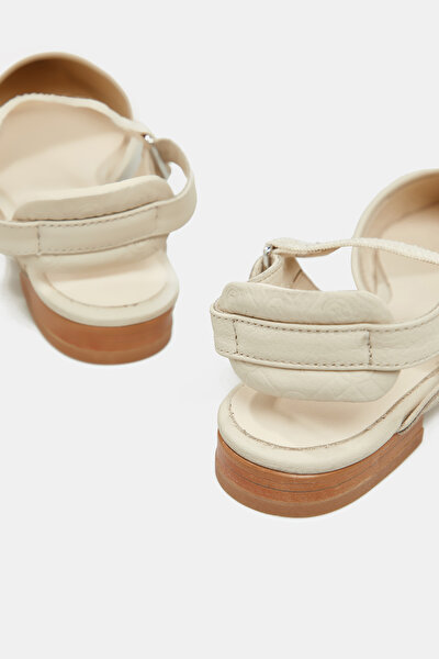 ECRU FLAT SHOES 5