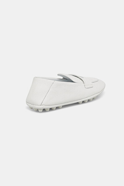 WHITE MONOGRAM LEATHER SHOES 3