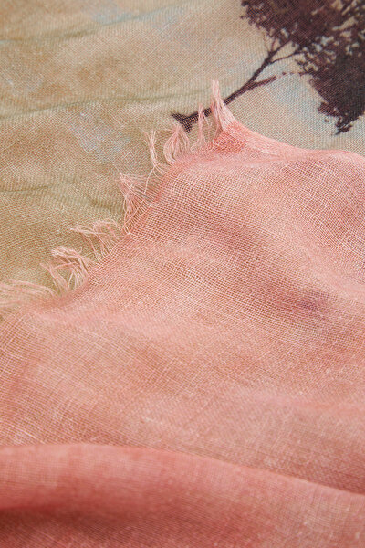 MULTICOLOR DESIGN FILLED BAMBOO SHAWL 4
