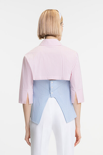 MULTICOLOR 3/4 SLEEVES SHIRT 3