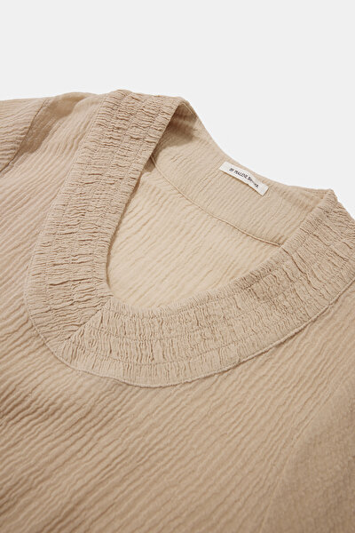 BEIGE MIDI DRESS 3