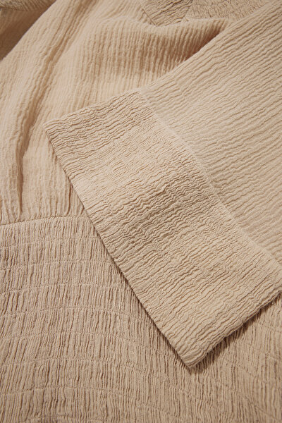 BEIGE MIDI DRESS 4
