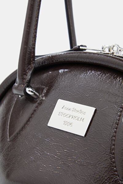 DARK BROWN LEATHER BAG 4