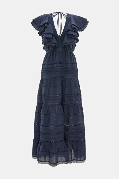 NAVY BLUE SHORT SLEEVE DRESS 8