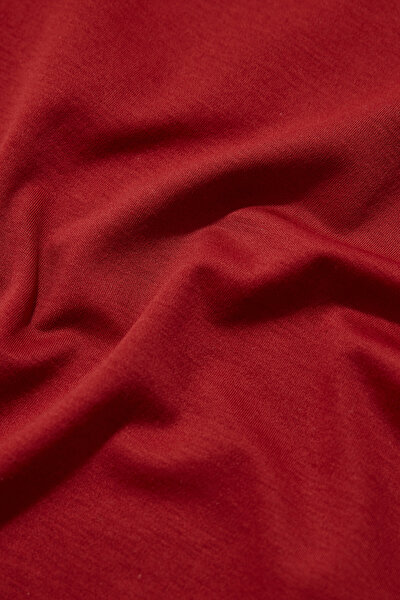 RED BASIC / ROUND NECKLINE SHORT SLEEVE TSHIRT 8