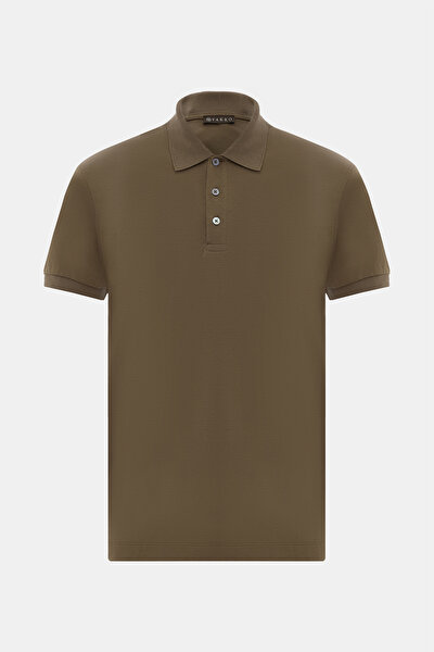 VİZON POLO YAKA KISA KOLLU T-SHİRT 5
