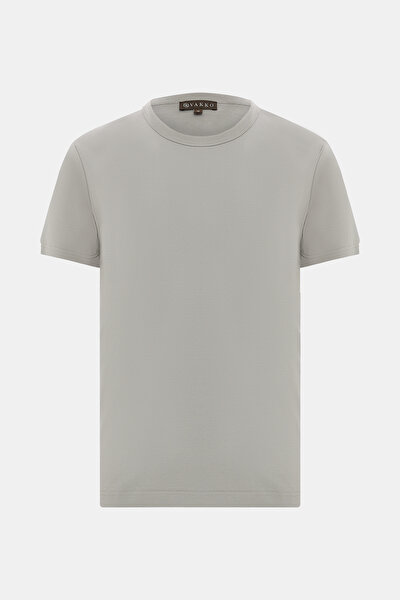 KUM O YAKA KISA KOLLU T-SHIRT 5
