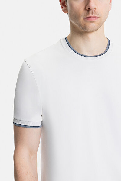 KUM O YAKA KISA KOLLU T-SHIRT 4