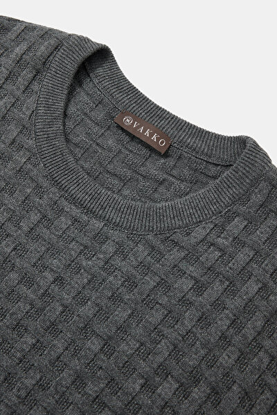 SMOKED BASIC / ROUND NECKLINE TRICOT 3