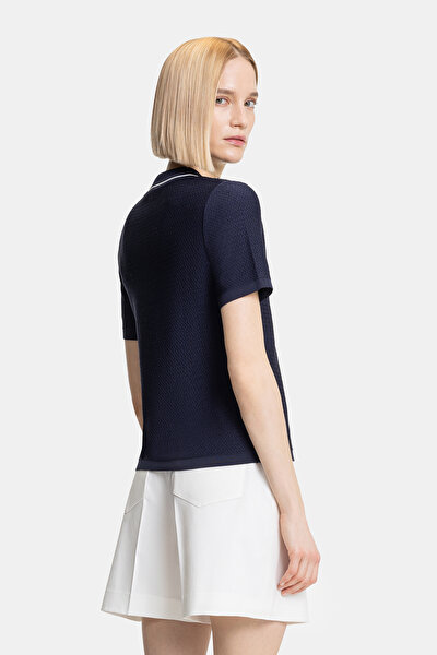 ECRU POLO NECK TRICOT 3