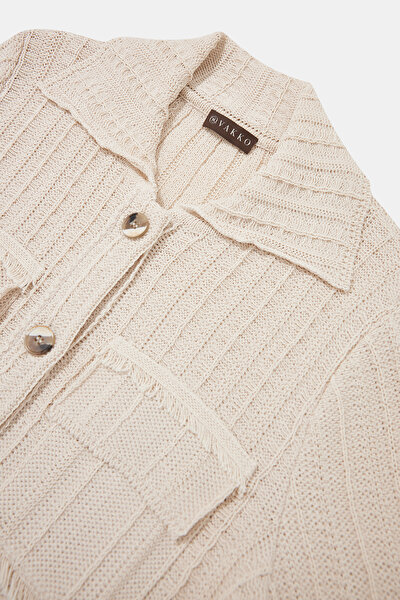 NATURAL POLO NECK JACKET 3