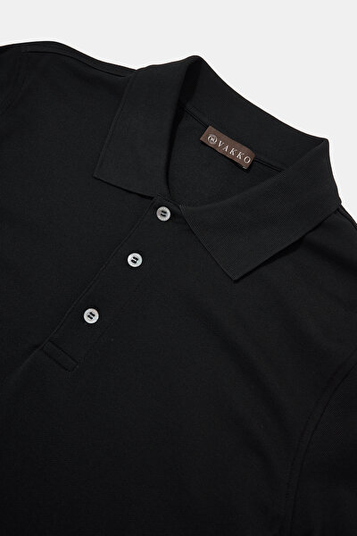 DÜĞMELİ POLO YAKA KISA KOL T-SHIRT 3